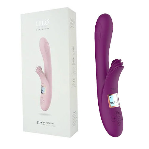 Vibrador Doble uso Lengua con pantalla LCD climatizada LILO