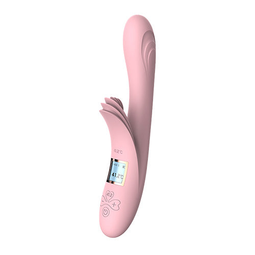 Vibrador Doble uso Lengua con pantalla LCD climatizada LILO