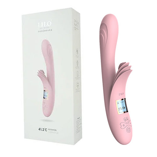 Vibrador Doble uso Lengua con pantalla LCD climatizada LILO