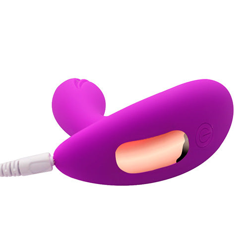 Vibrador de pareja a control remoto de doble estimulación