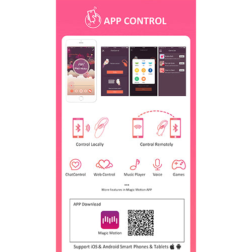 Flamingo - Vibrador Interno a control remoto por app