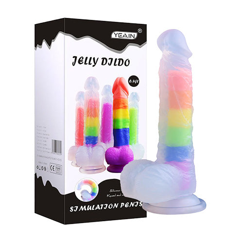 Dildo Colores  LGBT+ con ventosa