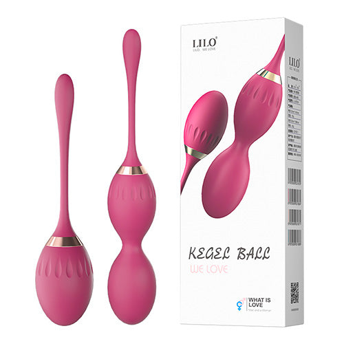 Canicas Ejercicios Kegel plastico con vibración LILO